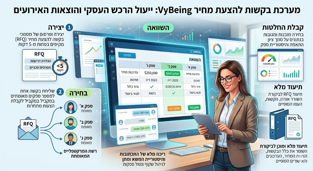 RFQ management dashboard